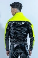 Bunda Twink X Phoenix PVC PRO čierno-neónovo zelená