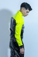 Bunda Twink X Phoenix PVC PRO čierno-neónovo zelená