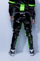 Nohavice Twink X Datingstar PVC PRO čierno-zelené