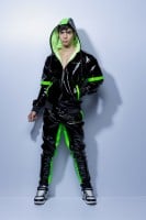 Bunda Twink X Datingstar PVC PRO čierno-zelená