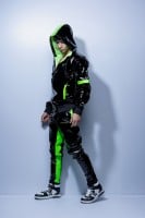 Bunda Twink X Datingstar PVC PRO čierno-zelená