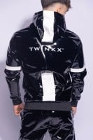 Bunda Twink X Datingstar PVC PRO čierno-biela