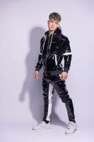 Bunda Twink X Datingstar PVC PRO čierno-biela