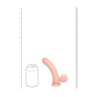 Vibračné dildo s pohyblivými semenníkmi RealRock 6″ Flesh