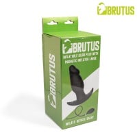 Brutus Inflatable Dildo Plug With Magnetic Inflator L