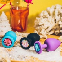 Anální šperk Lola Games Cutie Small fialovo-modrý