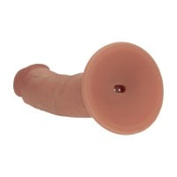 Vibračné dildo RealRock Dual Density 8″ Tan