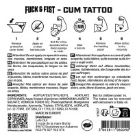 Fuck & Fist Temporary Tattoo Cum in Me