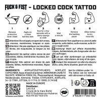 Dočasné tetovanie Fuck & Fist Locked Cock