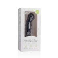 EasyToys Ribbed Dong Dildo Black