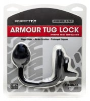 Anal lock Perfect Fit Armour Tug Lock priehľadný