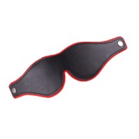 Kožená maska na oči BlackRed černo-červená