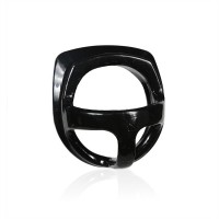 Perfect Fit Armour Split Cock Ring Black