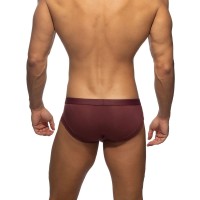 Slipy Addicted AD1497 Bamboo Skin Layer Cheeky Brief tmavě červené