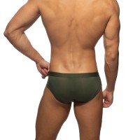Slipy Addicted AD1497 Bamboo Skin Layer Cheeky Brief khaki