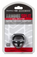 Erekční kroužek Perfect Fit Armour Split černý