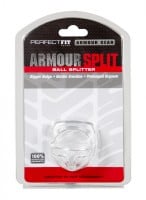 Erekční kroužek Perfect Fit Armour Split průhledný