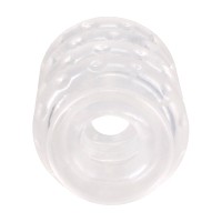 Sada kroužků Doc Johnson Ball Stretcher Multi-Ring System průhledná