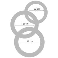 Erekčné krúžky Hidden Desire Extreme Stamina Starter Cockring 3 PCs Set
