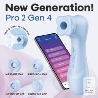 Stimulátor klitorisu Satisfyer Pro 2 Generation 4 Connect App Rose