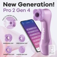 Stimulátor klitorisu Satisfyer Pro 2 Generation 4 Connect App Rose