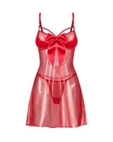 Set košilky a tang Obsessive Gifty Red