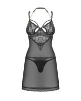Set košilky a tang Obsessive Matildea Black