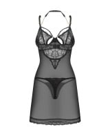 Set košilky a tang Obsessive Matildea Black
