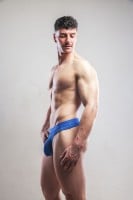 Pánske tangá Sukrew Classic Thong Blue Hawaii