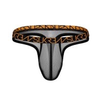 Tanga Sukrew Sheer Low-Rise Thong Shadow Black