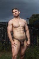 Sukrew Sheer Low-Rise Thong Shadow Black