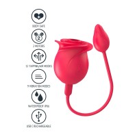 Xocoon Blushing Rose Air Stimulator with Vibrating Kegel
