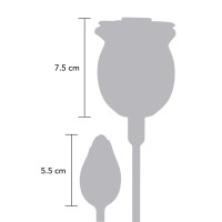 Xocoon Blushing Rose Air Stimulator with Vibrating Kegel