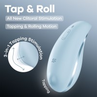 Satisfyer Tap & Roll Clitoral Stimulator Violet