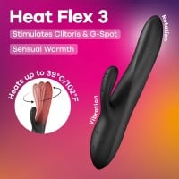 Rotačný vibrátor Satisfyer Heat Flex 3