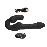 Double Teaser Thrusting RC Strapless Strap-On