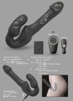 Double Teaser Thrusting RC Strapless Strap-On