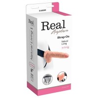 Toyz4Lovers Real Rapture Hollow Strap-On Dildo 8″ Black