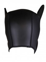 Psia maska Neoprene Puppy Hood žlto-čierna