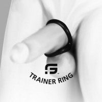 Erekčný krúžok na penis a semenníky Sport Fucker Trainer Ring priehľadný