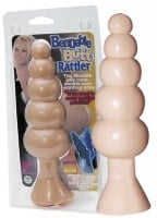 Análny kolík Bendable Butt Rattler čierny