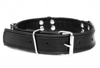 Slave4master Basic Leather Collar Black