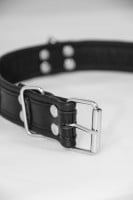 Slave4master Basic Leather Collar Black