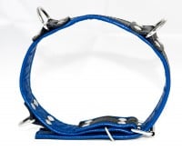 Slave4master Basic Leather Collar Blue