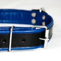 Slave4master Basic Leather Collar Blue