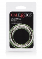 Kovový erekčný krúžok CalExotics Silver Ring