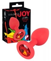 Análny šperk You2Toys Colorful Joy Jewel červený