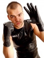 Mister B Rubber Gloves Black