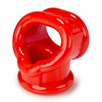 Erekčný krúžok a naťahovač semenníkov Oxballs Cocksling-2 červený