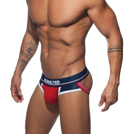 Jocksy Addicted AD744 Push Up Sport Jock červené